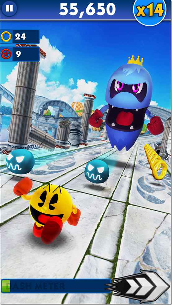 Sonic Dash featuring PAC-MAN - Screenshot 01 (Approved)