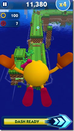 Sonic Dash featuring PAC-MAN - Screenshot 02