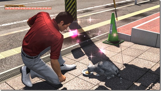 yakuza 6 cat friendship