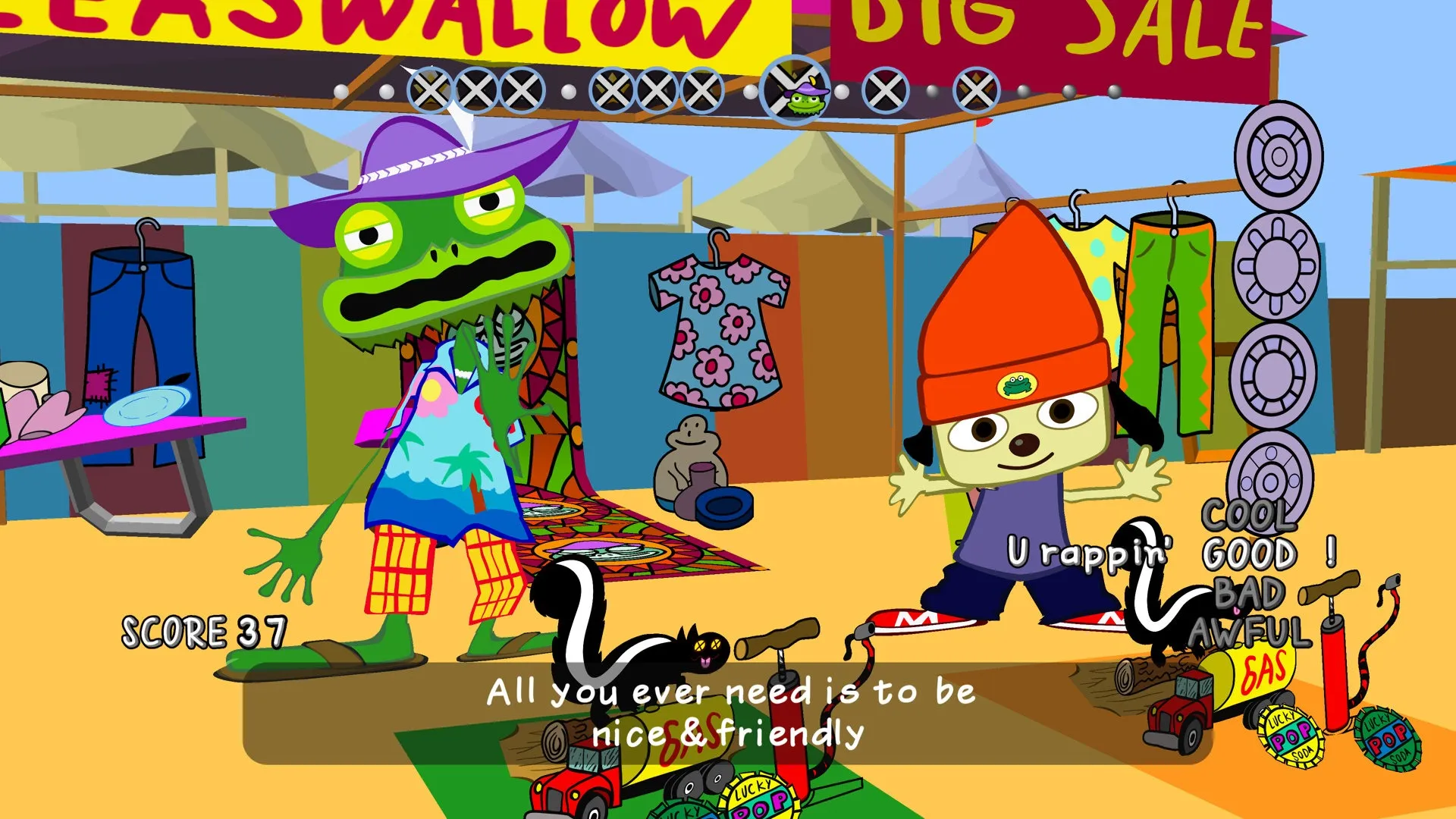 Play PaRappa the Rapper (PSX) - Online Rom