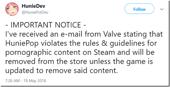 steam warnings