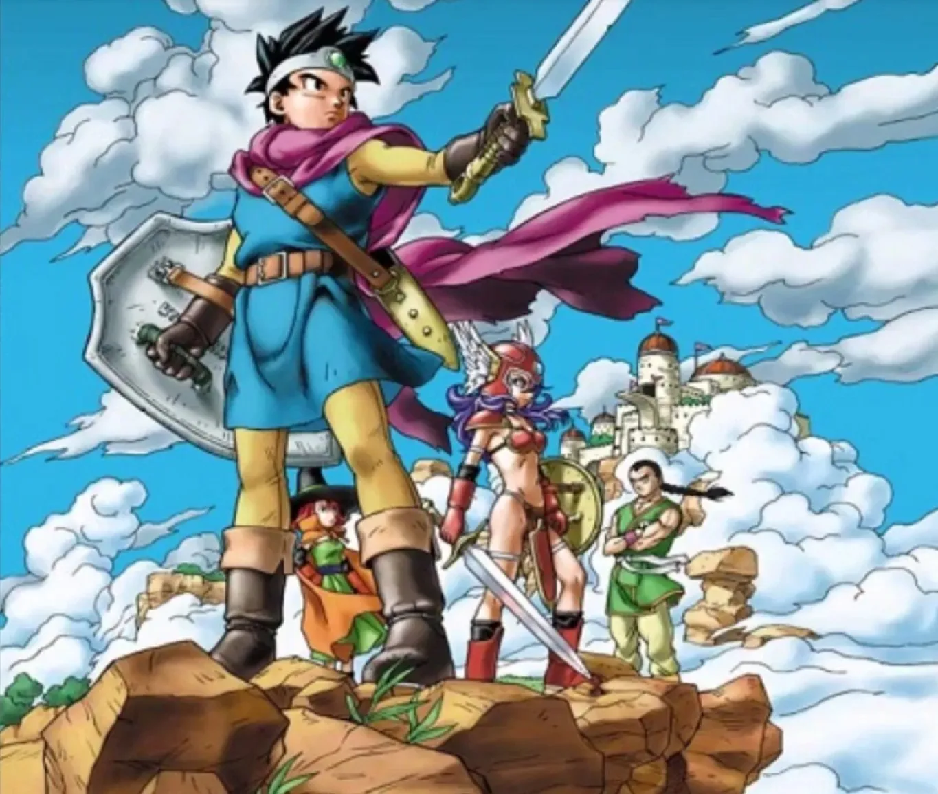 A protagonist from one of the Dragon Quest games. 