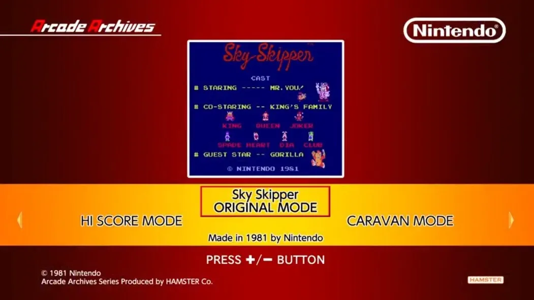 Arcade Archives Sky Skipper Arrives On The Nintendo Switch In July