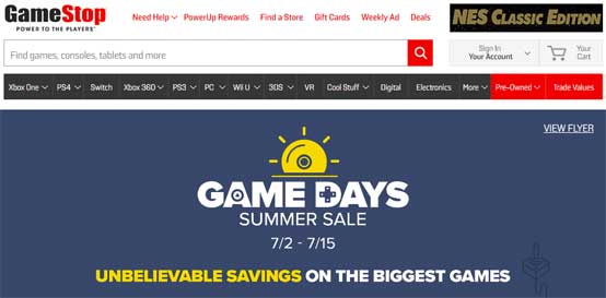 Last Chance On Gamestop S Giant Summer Sale For Switch And Ps4