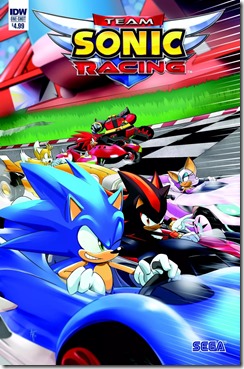team sonic racing comic cover