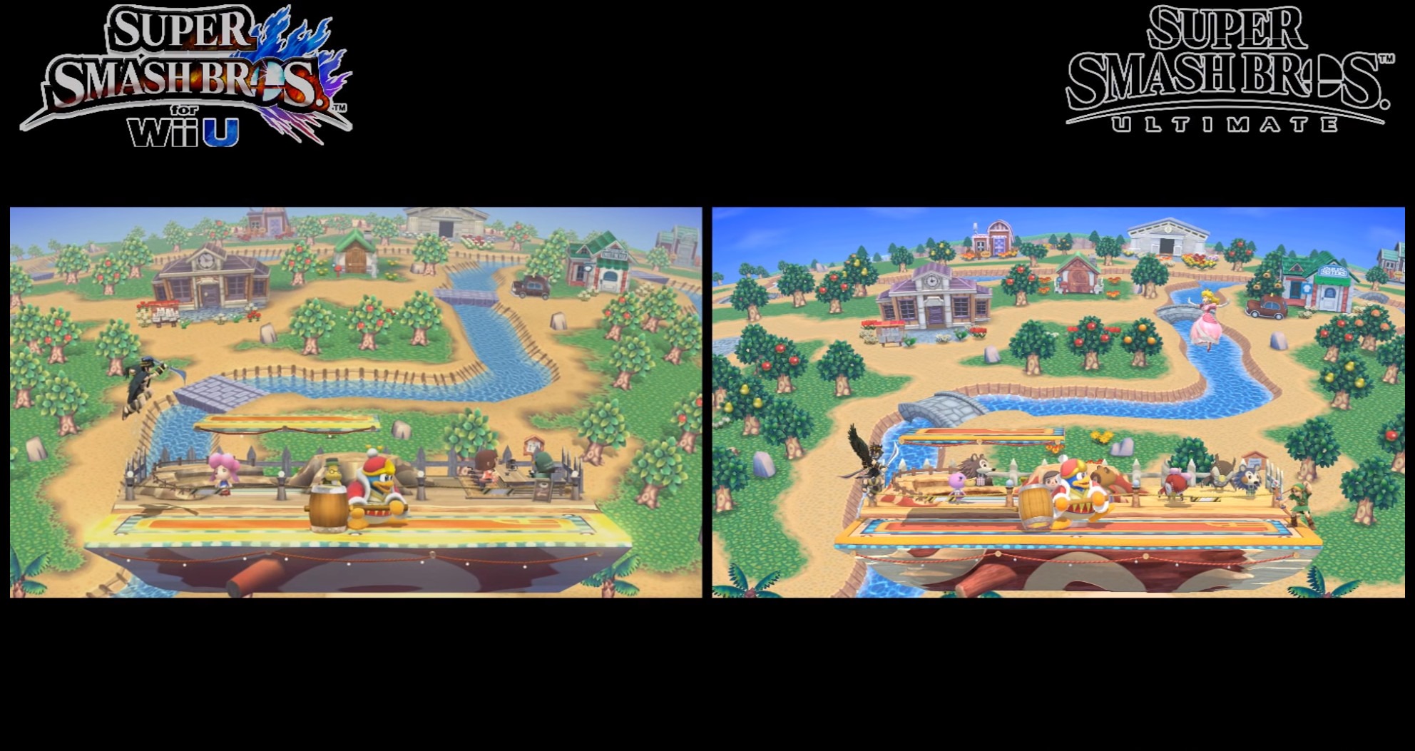 Super Smash Bros Ultimate Gets A Stage Comparison Video With Super Smash Bros For Wii U Siliconera