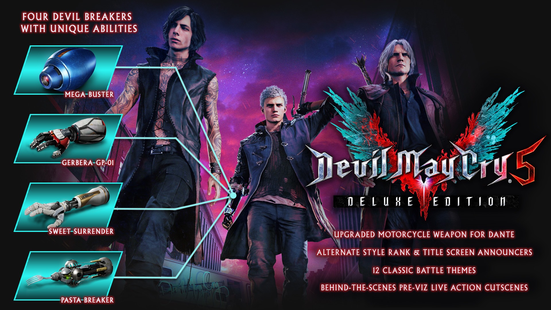 Here S A Breakdown Of Devil May Cry 5 S Deluxe Edition And Its Images, Photos, Reviews
