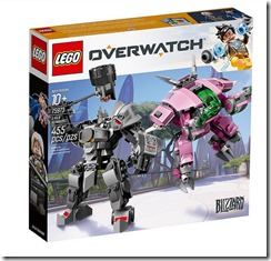 lego overwatch dva and reinhardt box
