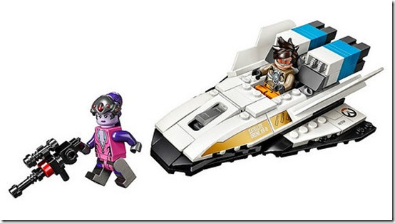 lego overwatch tracer vs widowmaker