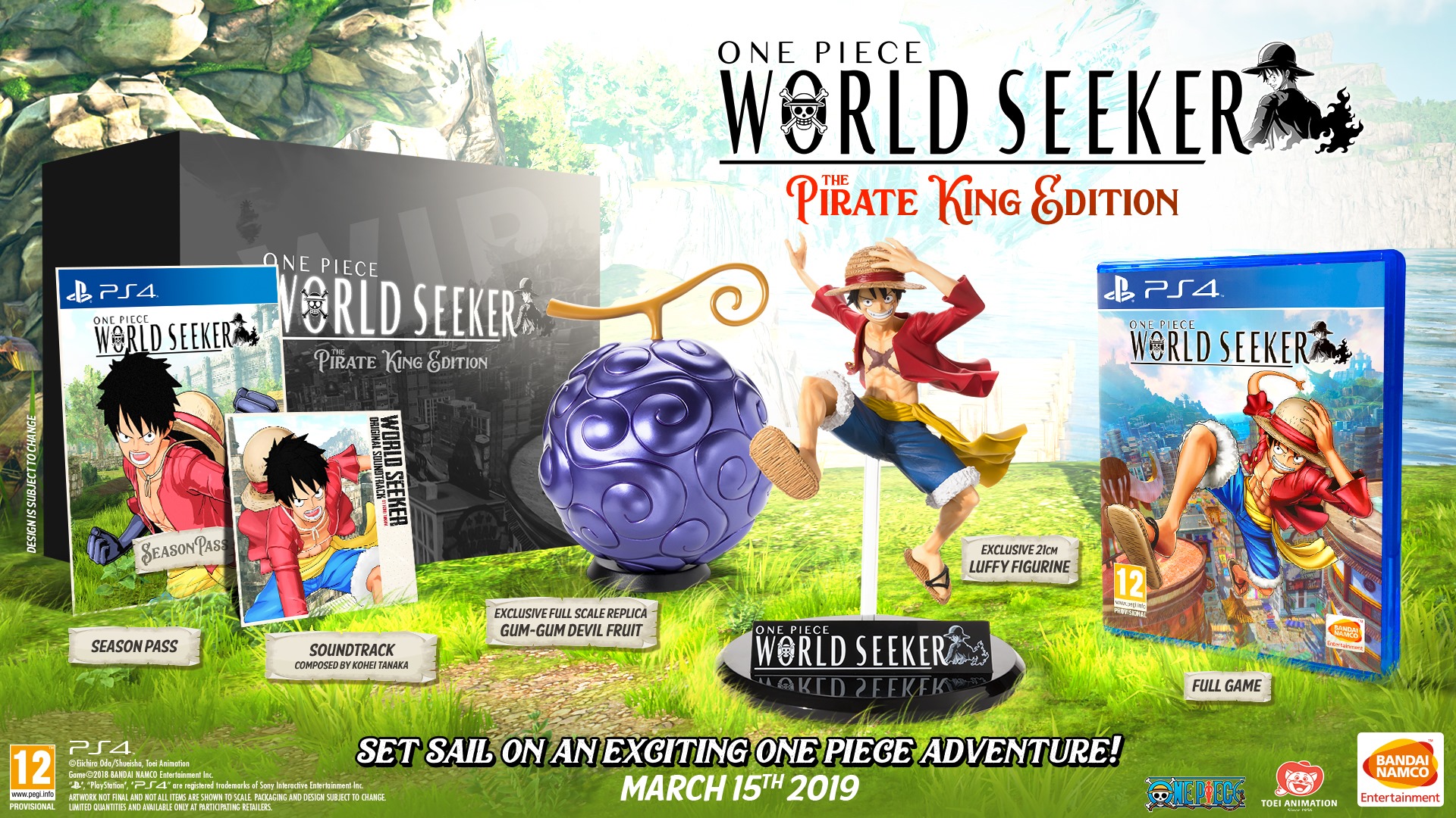  ONE PIECE: World Seeker - PlayStation 4 : Bandai Namco Games  Amer