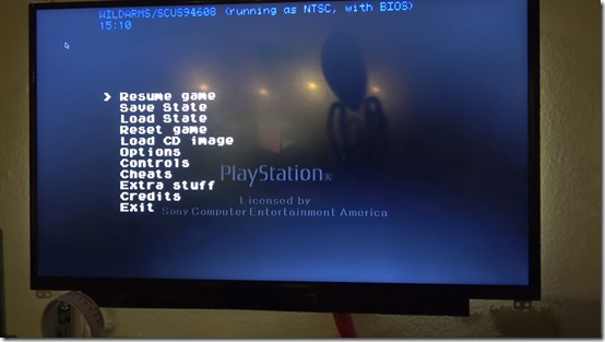 playstation classic emulator settings