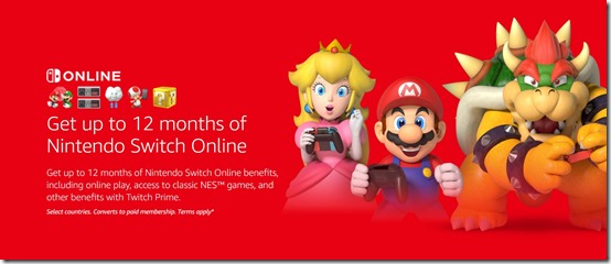 Nintendo Switch Online Twitch Prime