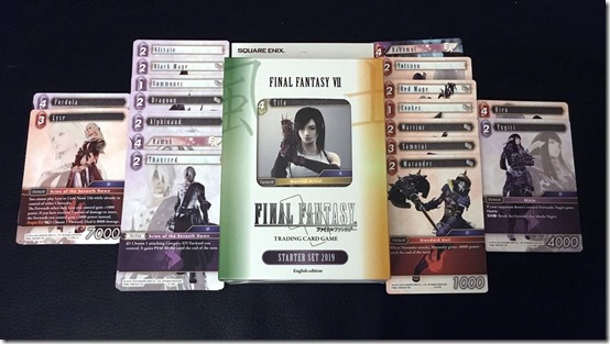 final fantasy trading card game starter set 2019 ffvii ffxiv