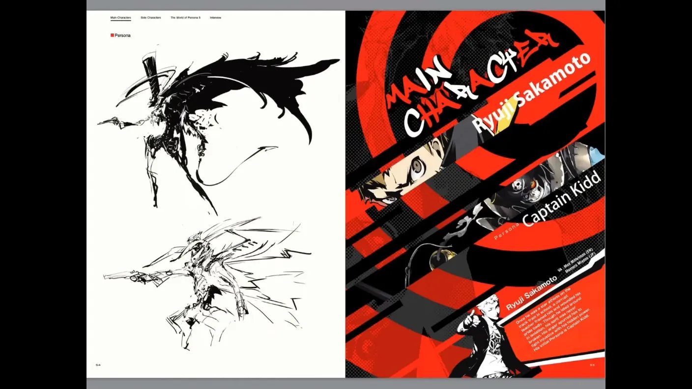 Persona 5'S Official Art Book Has Protagonist Prototypes And More In New  English E-Book Release - Siliconera