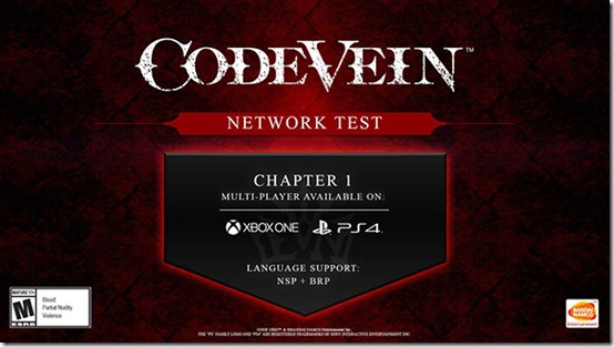 code vein network test
