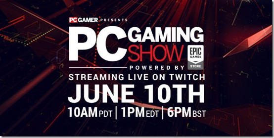 e3 2019 pc gaming show 2019