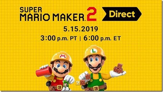 super mario maker 2 nintendo direct