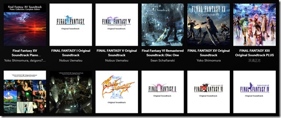 final fantasy soundtracks on spotify