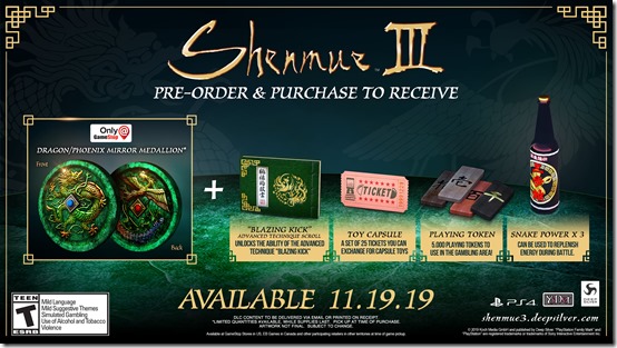 Shenmue 3_GameStop
