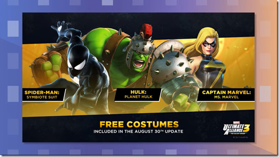 free marvel ultimate alliance 3 costumes