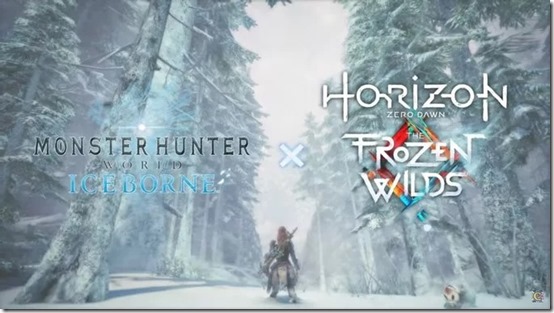 horizon zero dawn frozen wilds and monster hunter world iceborne