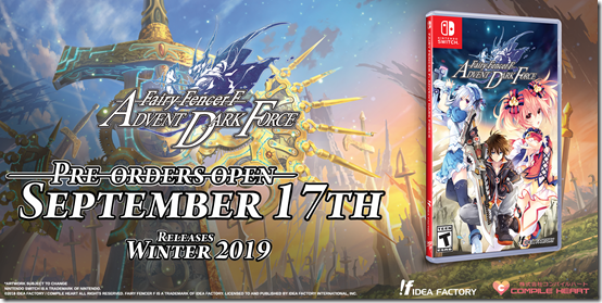 nintendo switch fairy fencer f advent dark force physical copies