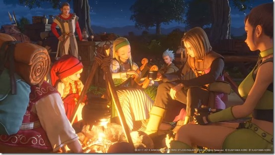 dragon quest xi s group