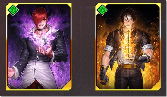 the king of fighters all star global option cards