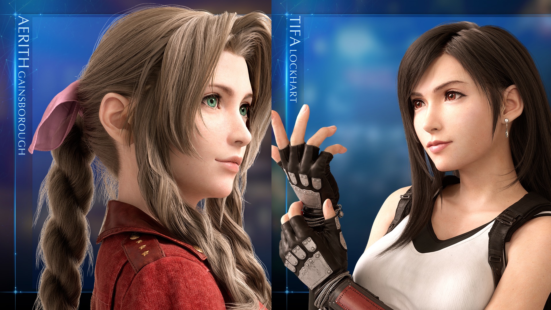 Final Fantasy VII Remake Official Wallpapers of Tifa Lockhart and ...