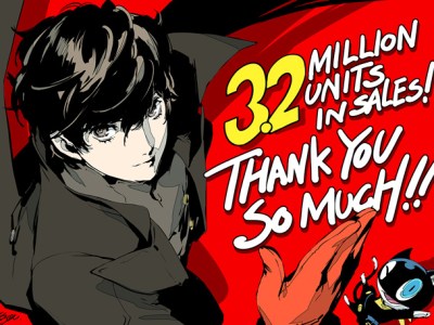 Persona 5 Passes 3.2 Million in Worldwide Sales