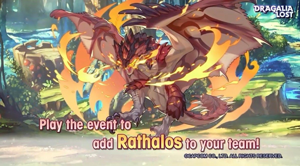 monster hunter dragalia lost rathalos