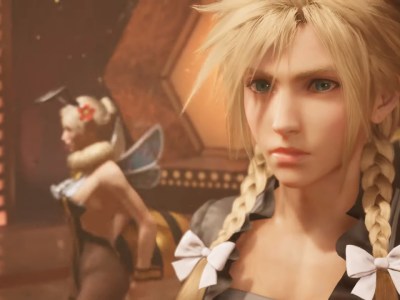 Final Fantasy VII Remake Crossdressing Cloud