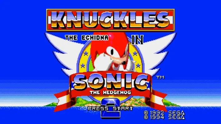 Sega Ages Knuckles in Sonic the Hedgehog 2