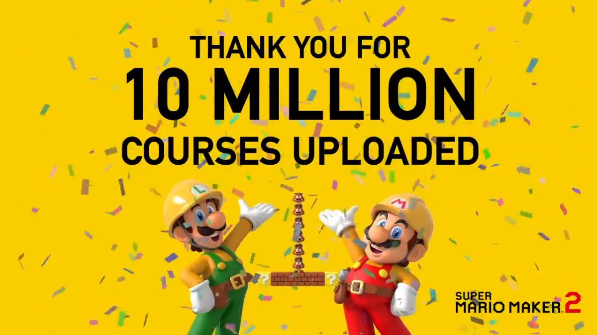 Super Mario Maker 2 10 Million Courses Uploaded