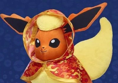 build a bear flareon plush 1