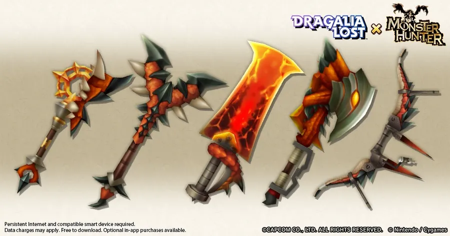 Five Dragalia Lost Rathalos Weapons Teased