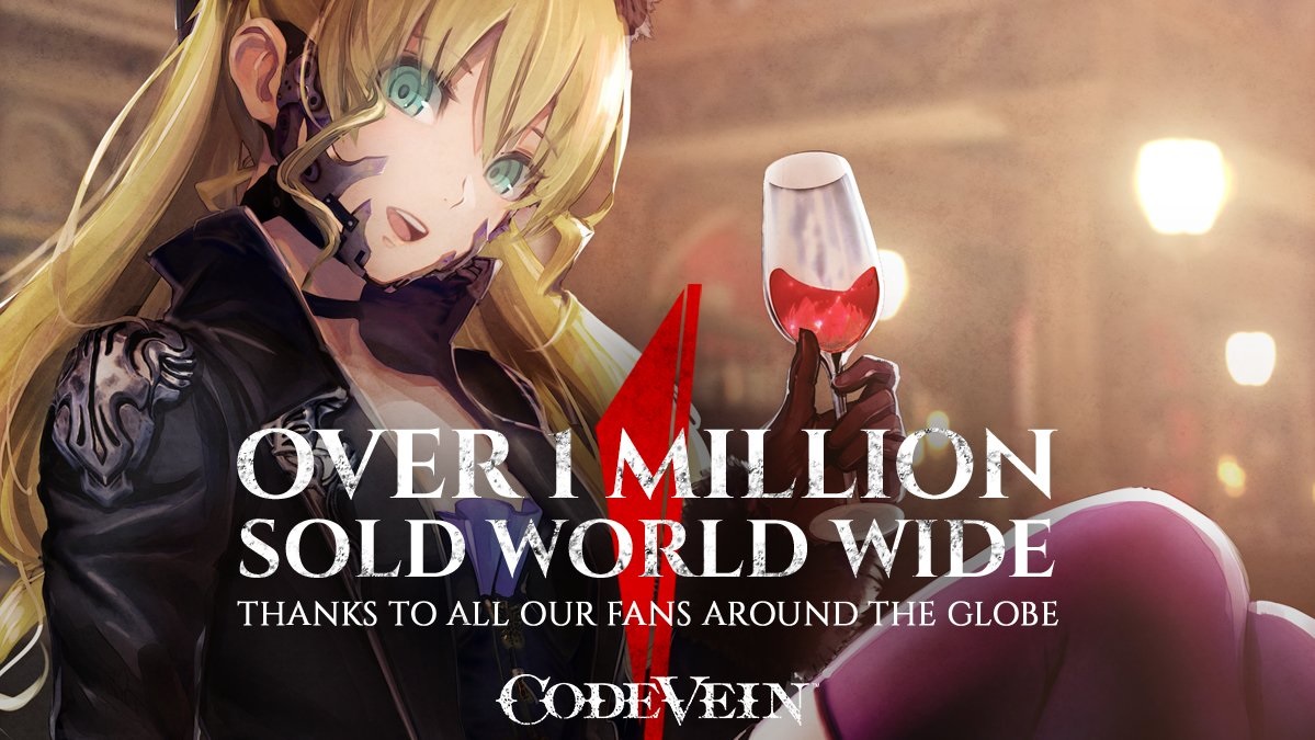 Anime Souls-like Code Vein surpasses 3 million copies shipped