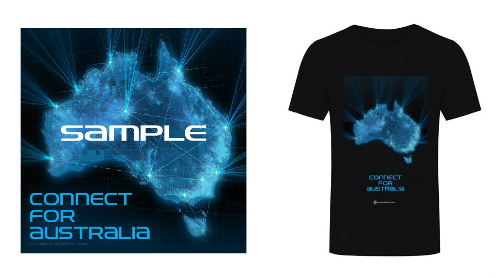 connect for australia shirt kojima productions