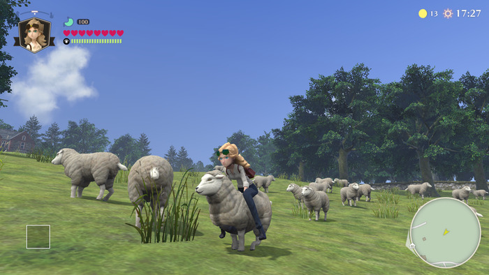 The Good Life sheep riding