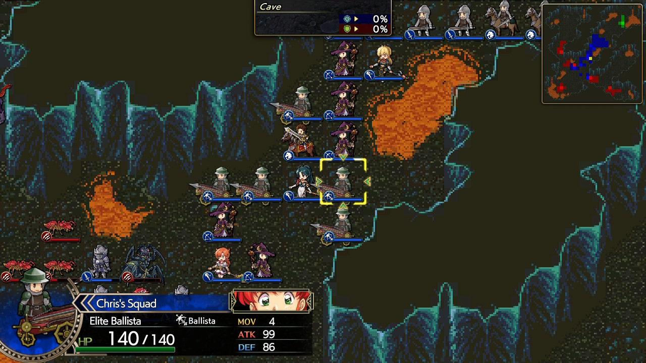 Langrisser classic map pixel art