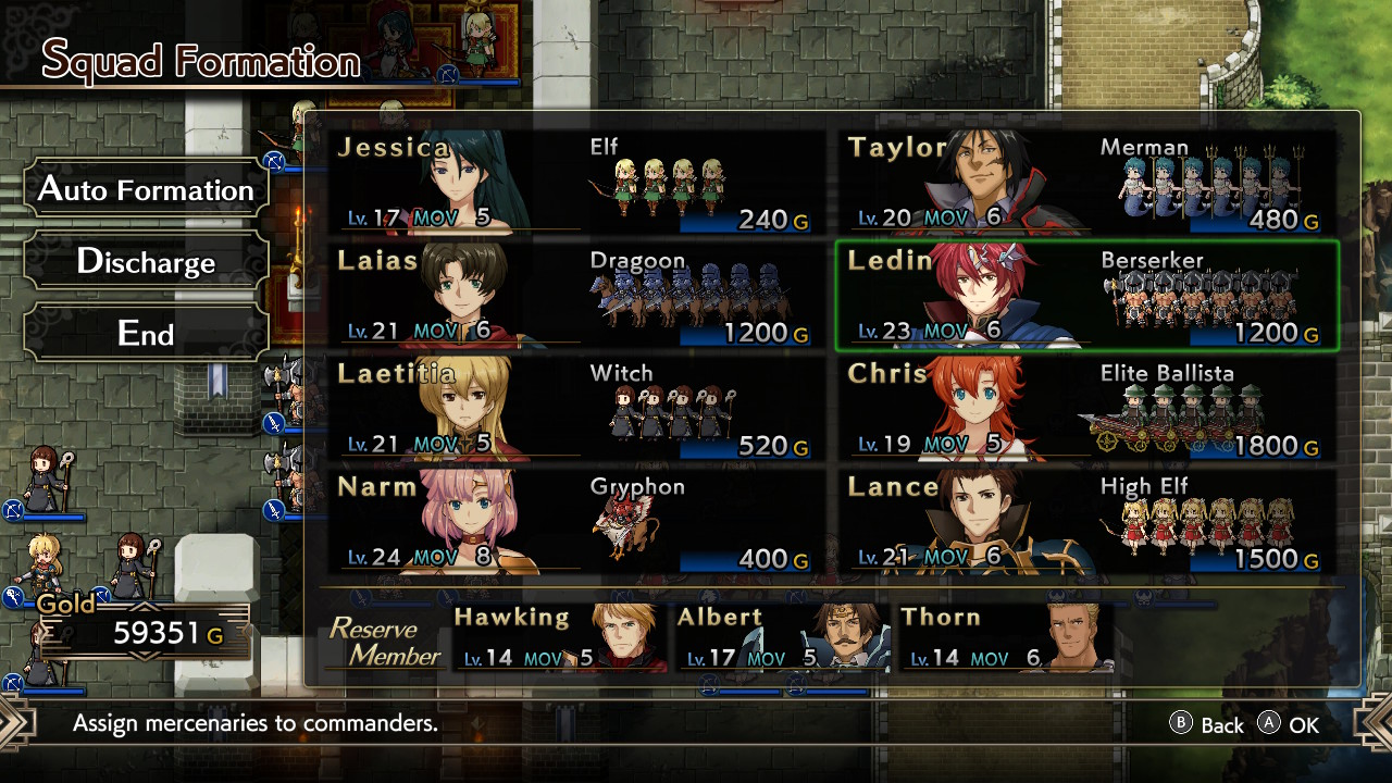 Langrisser mercenaries