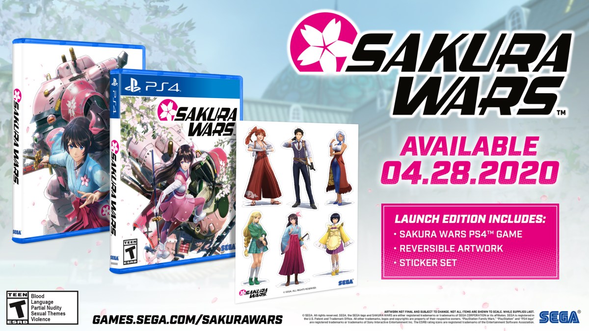 sakura wars release date ps4