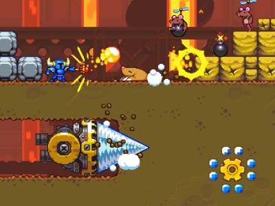 shovel knight dig yacht club games