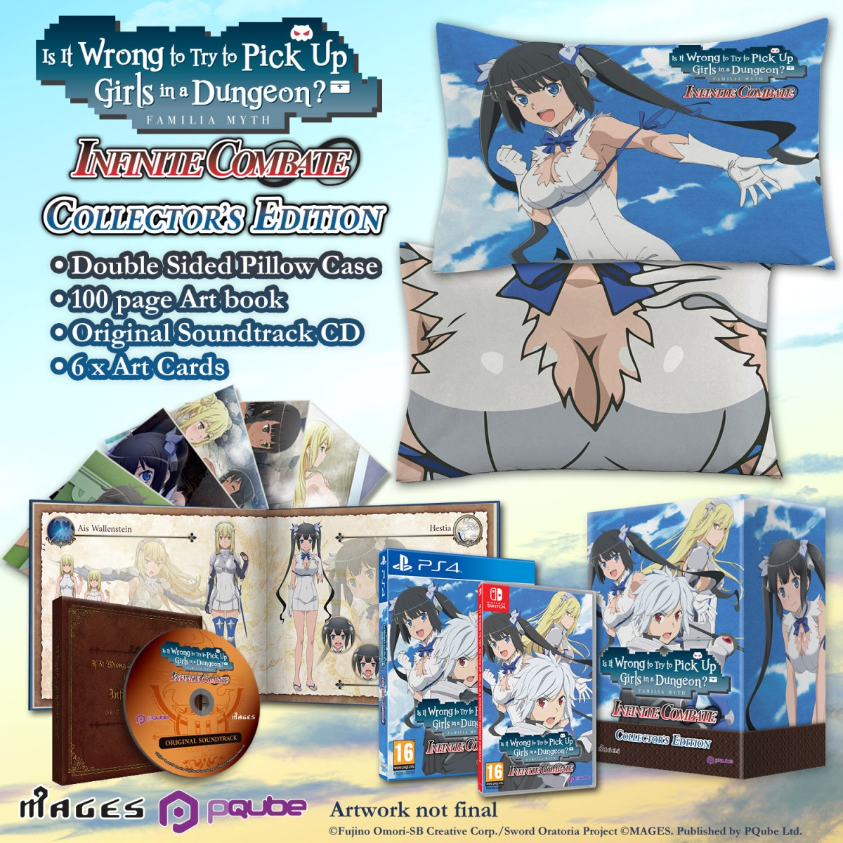 Danmachi Collector's Edition pack shot