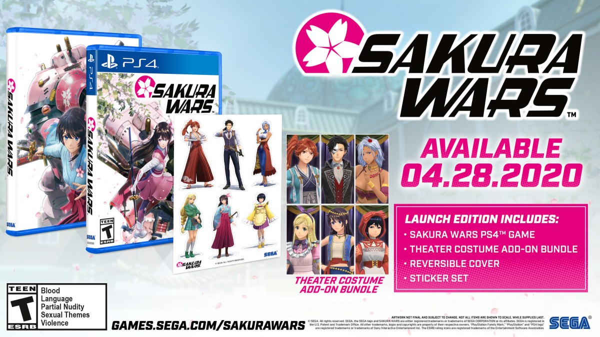sakura wars preorder sakura wars launch edition