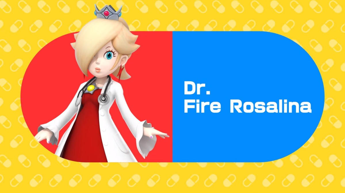 Dr. Mario World adds Dr. Fire Luigi and Dr. Fire Rosalina