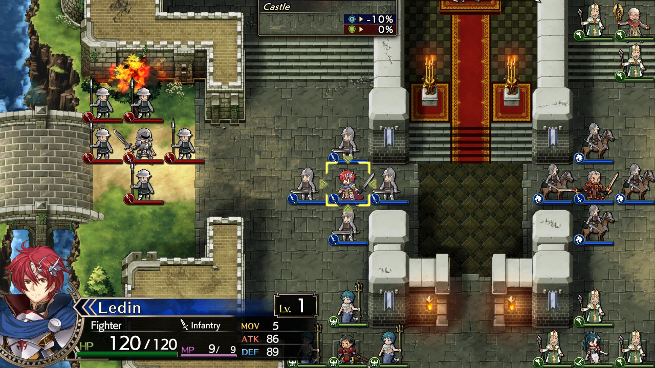 Langrisser I & II map view