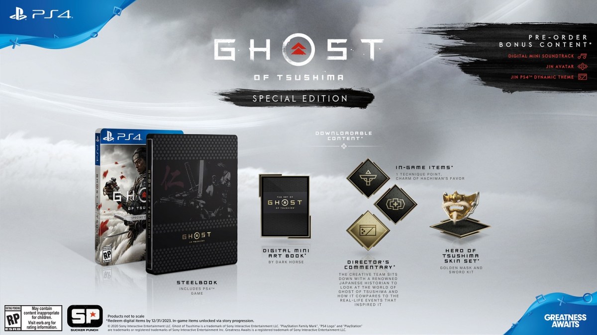 ghost of tsushima release date special edition
