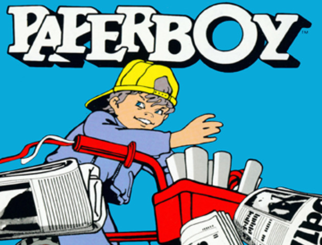 Paperboy 35th anniversary Mario