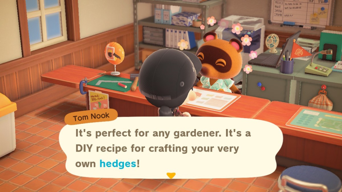 Animal Crossing Earth Day Hedge DIY Unlock